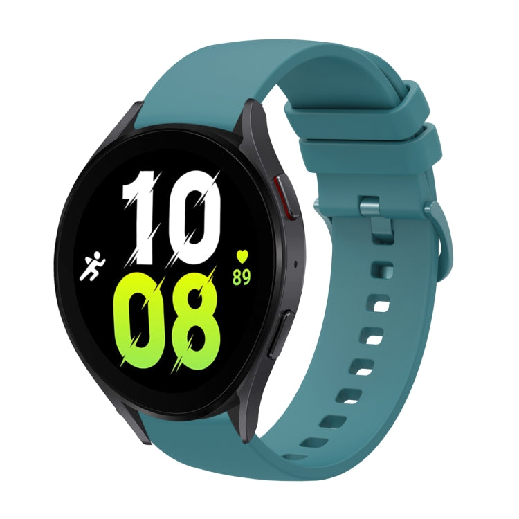 For Samsung Galaxy Watch5 40mm 20mm Solid Color Soft Silicone Watch Band