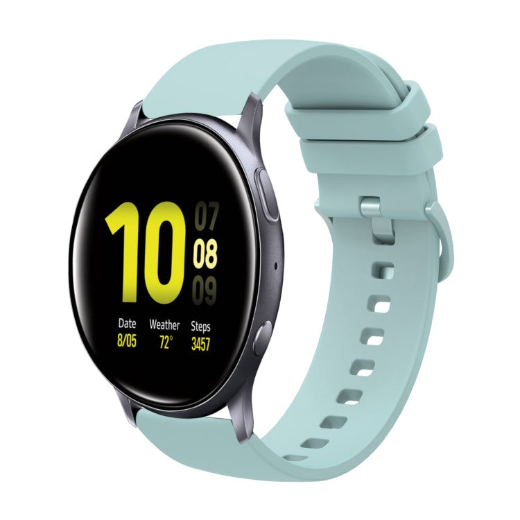 For Samsung Galaxy Watch Active 2 40mm 20mm Solid Color Soft Silicone Watch Band