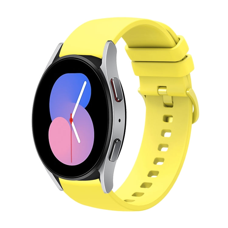 For Samsung Galaxy Watch 42mm 20mm Solid Color Soft Silicone Watch Band