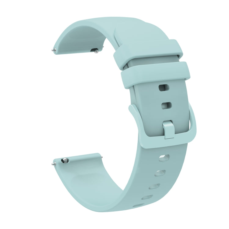 For Amazfit Pop Pro 20mm Solid Color Soft Silicone Watch Band