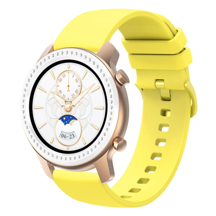 For Amazfit GTR 42mm 20mm Solid Color Soft Silicone Watch Band