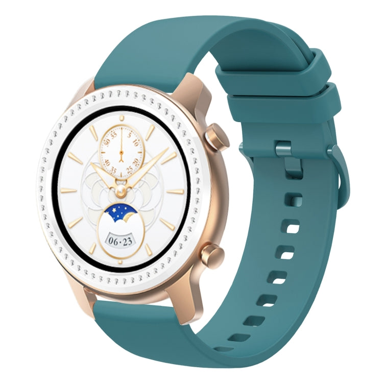 For Amazfit GTR 42mm 20mm Solid Color Soft Silicone Watch Band