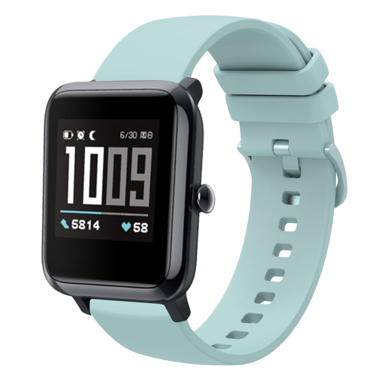 For Amazfit BIP 20mm Solid Color Soft Silicone Watch Band