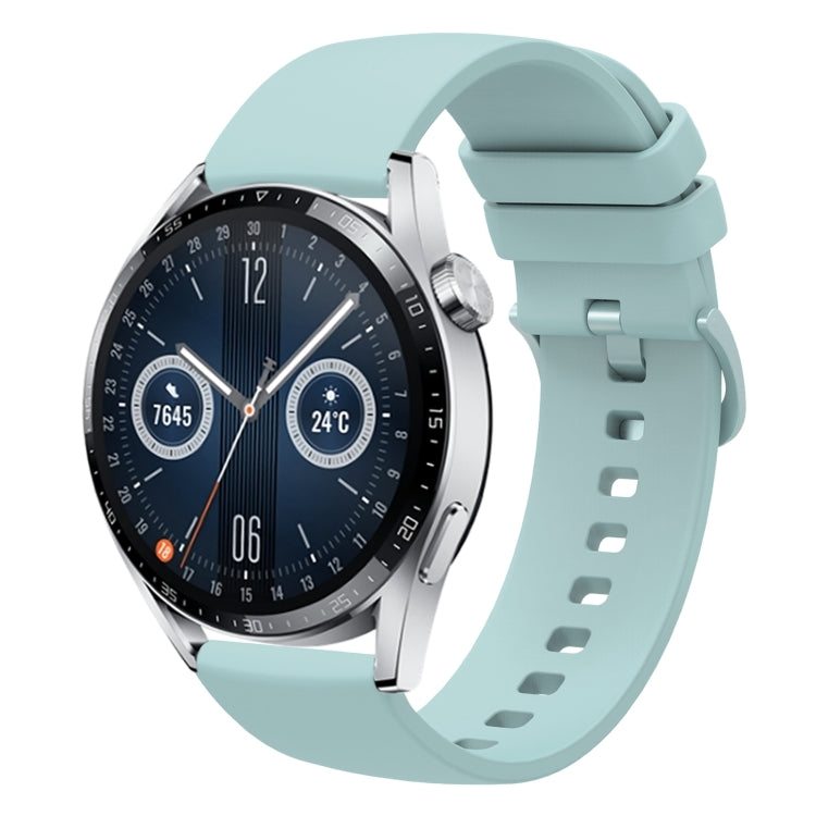 For Huawei Watch GT3 42mm 20mm Solid Color Soft Silicone Watch Band