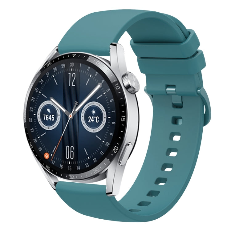 For Huawei Watch GT3 42mm 20mm Solid Color Soft Silicone Watch Band