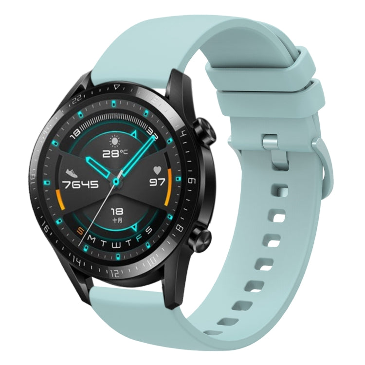 For Huawei Watch GT2 42mm 20mm Solid Color Soft Silicone Watch Band
