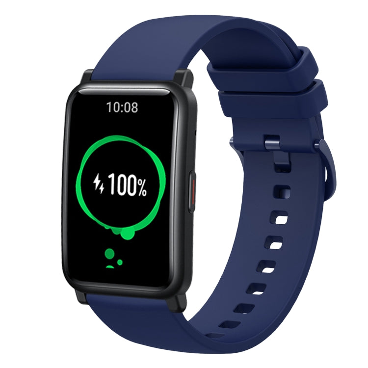 For Honor Watch ES 20mm Solid Color Soft Silicone Watch Band