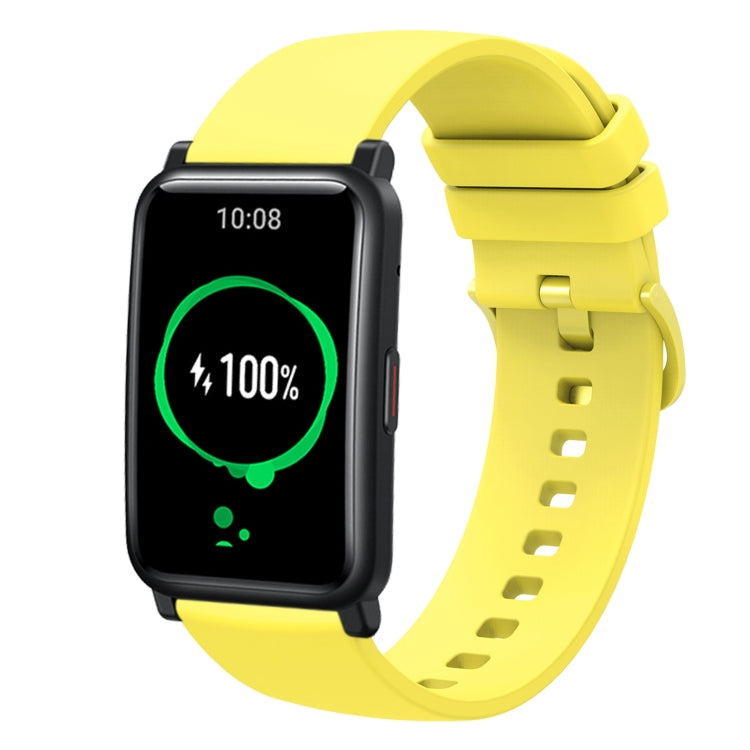 For Honor Watch ES 20mm Solid Color Soft Silicone Watch Band