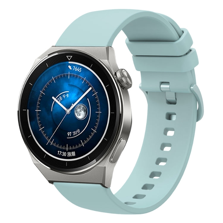 For Huawei Watch GT3 Pro 46mm 22mm Solid Color Soft Silicone Watch Band