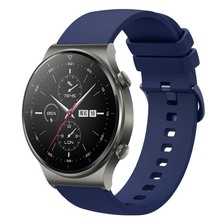 For Huawei GT2 Pro 22mm Solid Color Soft Silicone Watch Band