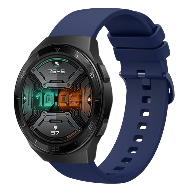 For Huawei Watch GT 2E 22mm Solid Color Soft Silicone Watch Band