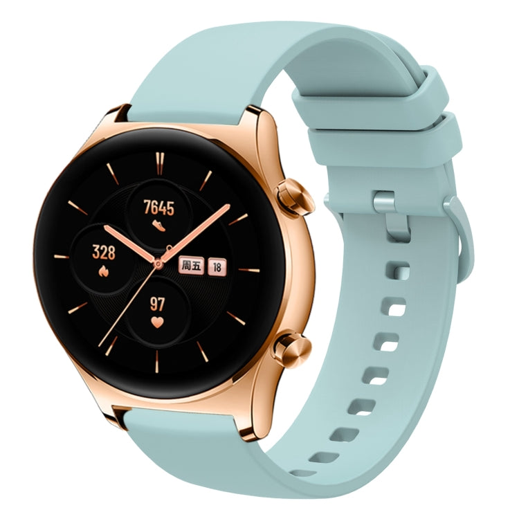 For Honor Watch GS 3 22mm Solid Color Soft Silicone Watch Band