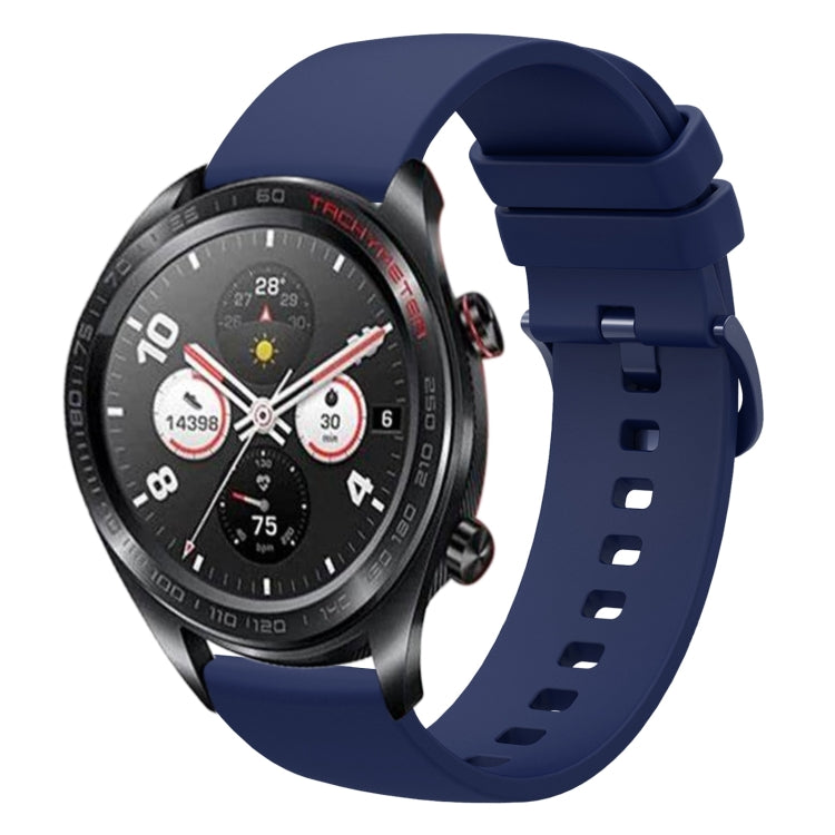 For Honor Watch Dream 22mm Solid Color Soft Silicone Watch Band