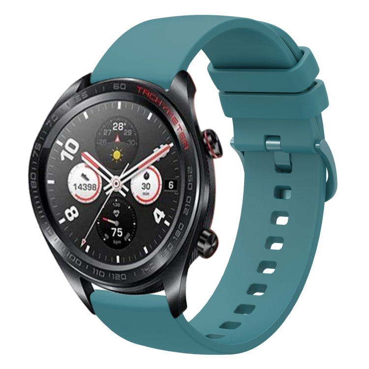 For Honor Watch Dream 22mm Solid Color Soft Silicone Watch Band