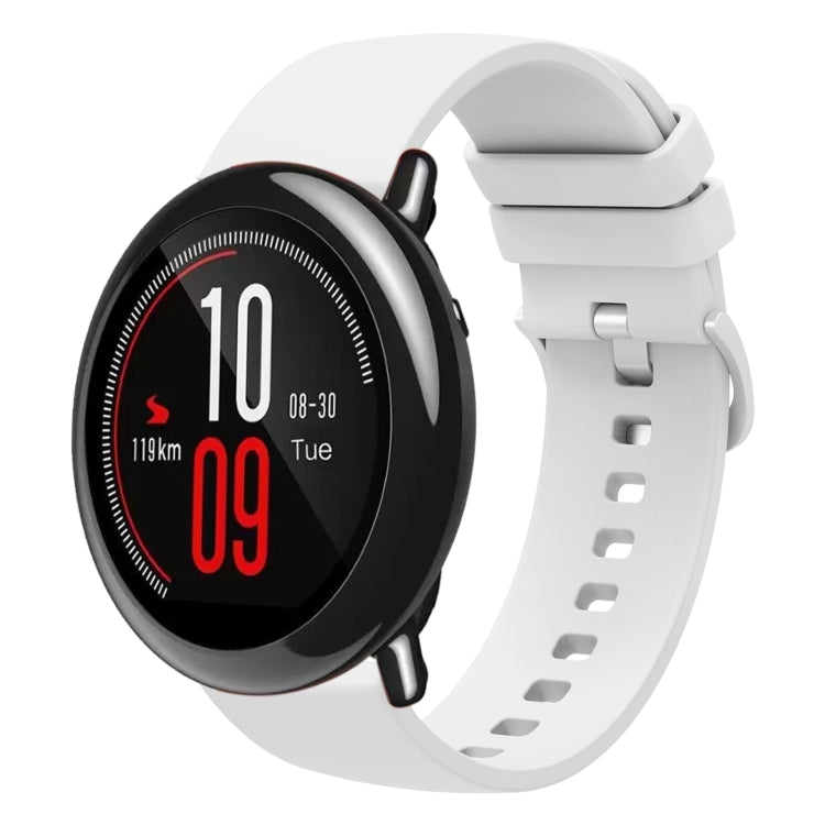 For Amazfit Pace 22mm Solid Color Soft Silicone Watch Band