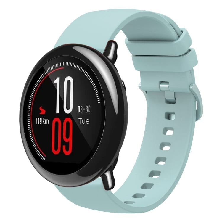 For Amazfit Pace 22mm Solid Color Soft Silicone Watch Band