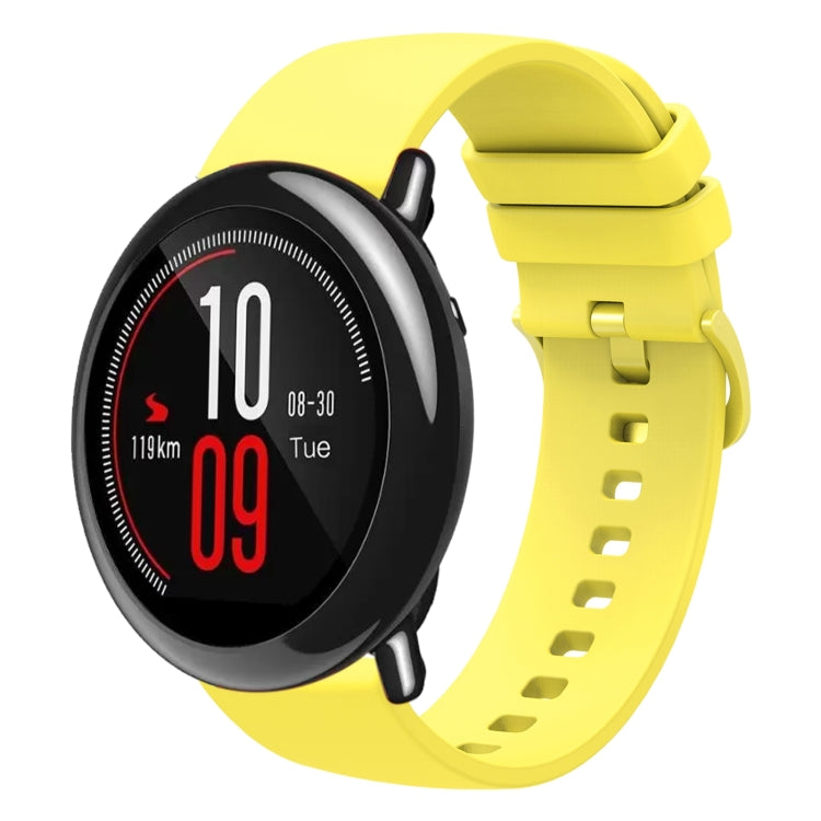 For Amazfit Pace 22mm Solid Color Soft Silicone Watch Band