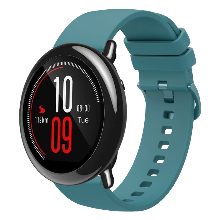 For Amazfit Pace 22mm Solid Color Soft Silicone Watch Band