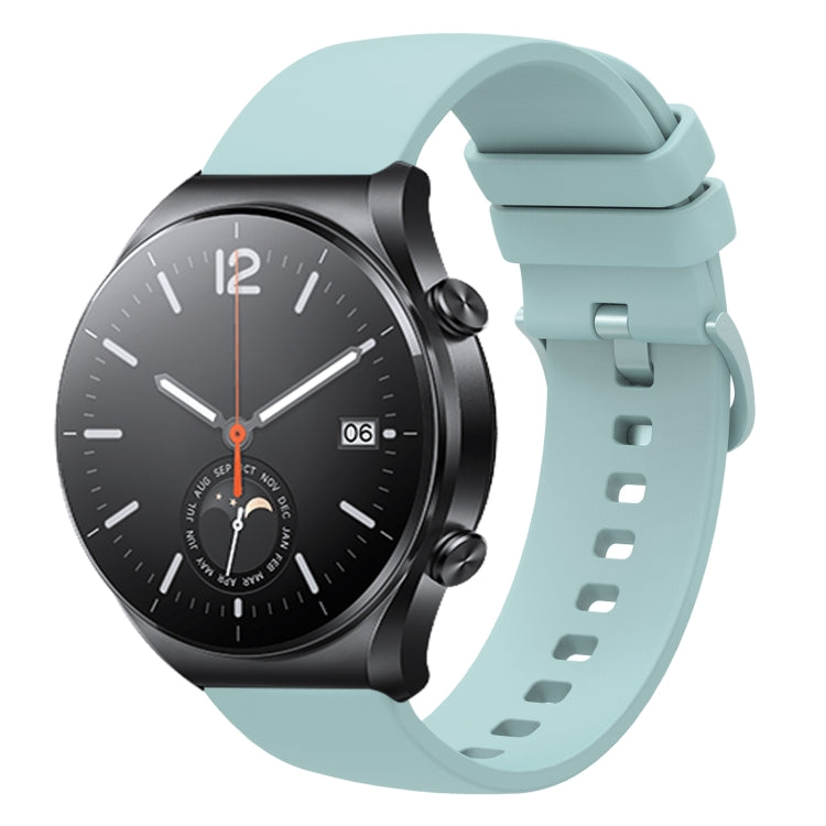 For Xiaomi Watch S1 22mm Solid Color Soft Silicone Watch Band