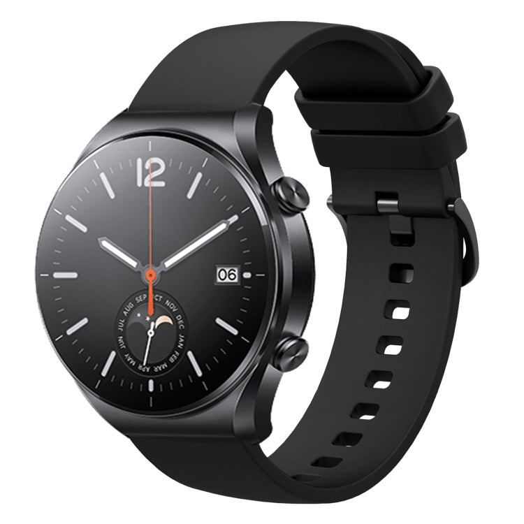 For Xiaomi Watch S1 22mm Solid Color Soft Silicone Watch Band