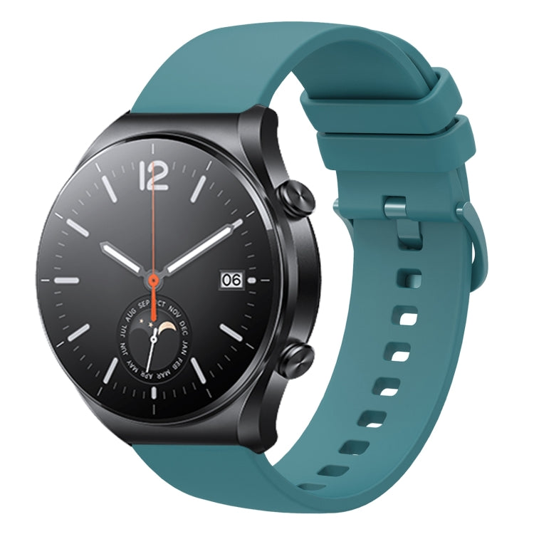 For Xiaomi Watch S1 22mm Solid Color Soft Silicone Watch Band