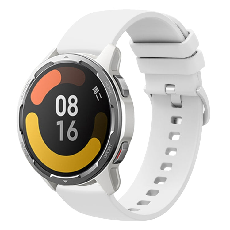 For Xiaomi Watch Color 2 22mm Solid Color Soft Silicone Watch Band