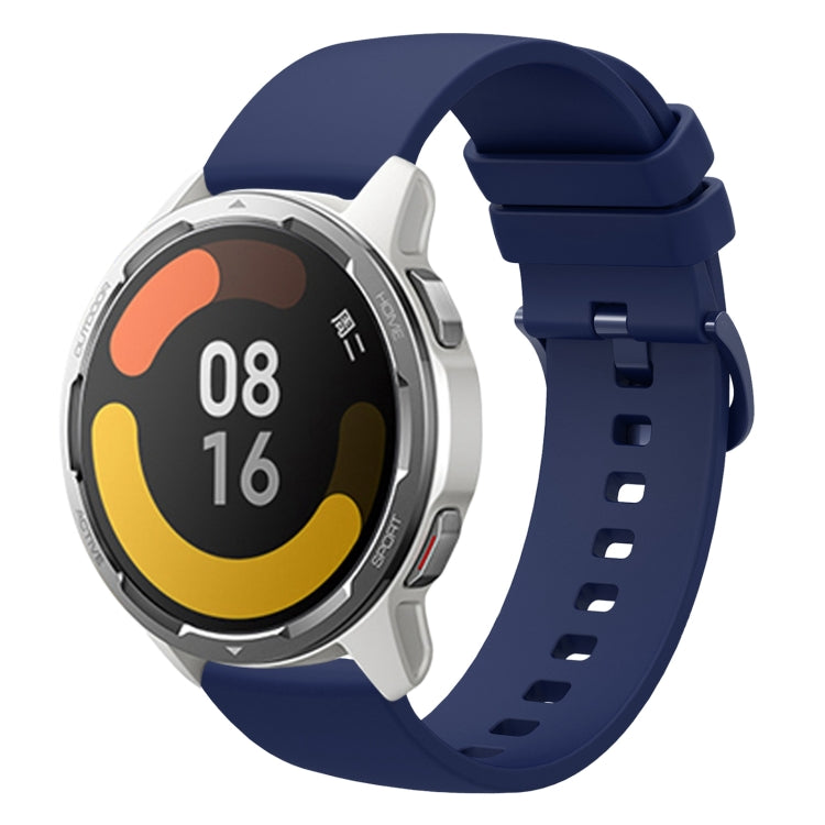 For Xiaomi Watch Color 2 22mm Solid Color Soft Silicone Watch Band