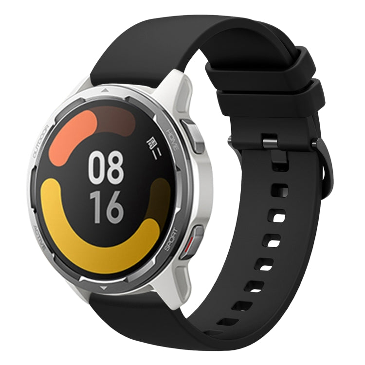 For Xiaomi Watch Color 2 22mm Solid Color Soft Silicone Watch Band