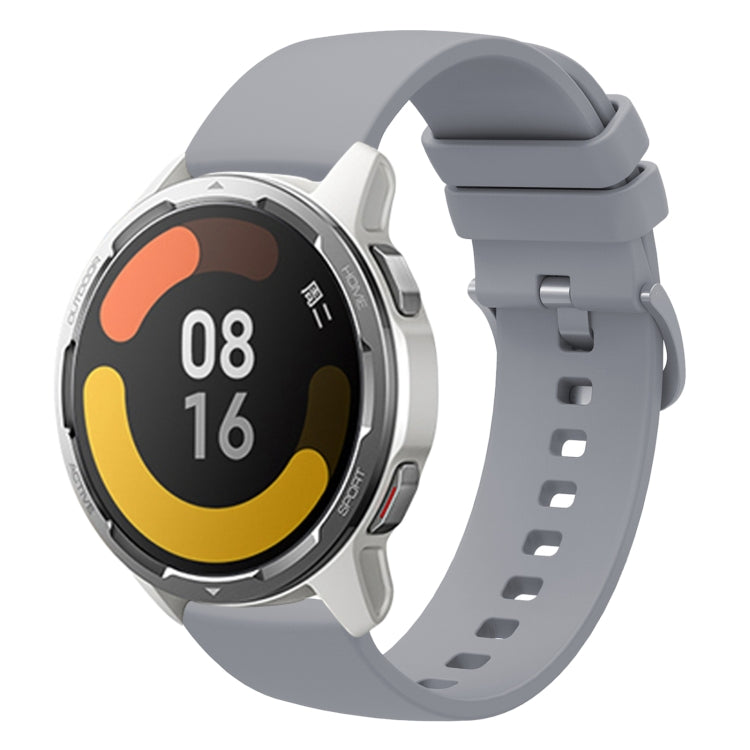 For Xiaomi Watch Color 2 22mm Solid Color Soft Silicone Watch Band