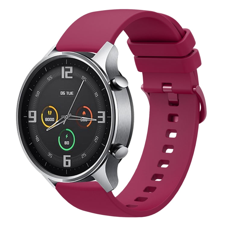 For Xiaomi Watch Color 22mm Solid Color Soft Silicone Watch Band