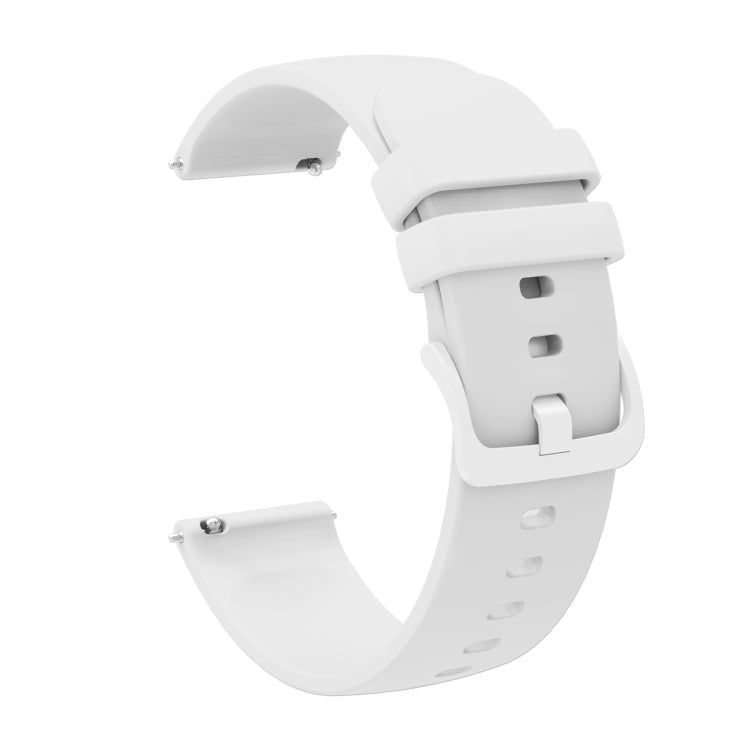 For  Xiaomi Haylou RT2 LS10 22mm Solid Color Soft Silicone Watch Band