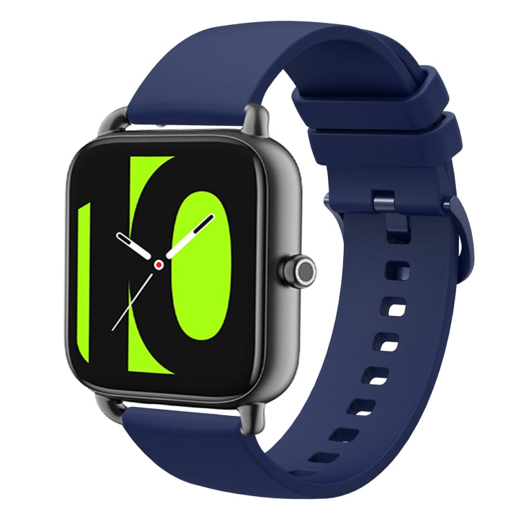 For Xiaomi Haylou RS4 LS12 22mm Solid Color Soft Silicone Watch Band