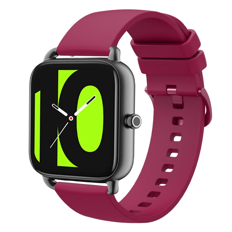 For Xiaomi Haylou RS4 LS12 22mm Solid Color Soft Silicone Watch Band