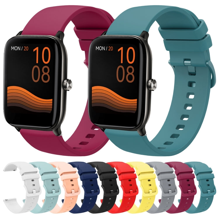 For Xiaomi Haylou GST LS09B 22mm Solid Color Soft Silicone Watch Band