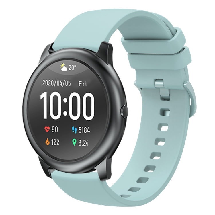 For Xiaomi Haylou RT LS05S 22mm Solid Color Soft Silicone Watch Band