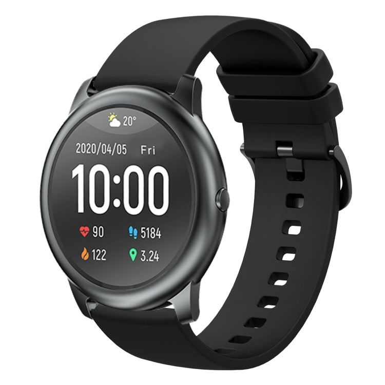 For Xiaomi Haylou RT LS05S 22mm Solid Color Soft Silicone Watch Band