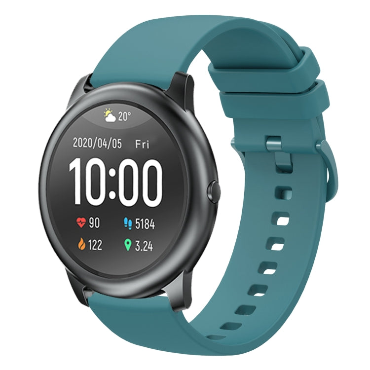 For Xiaomi Haylou RT LS05S 22mm Solid Color Soft Silicone Watch Band