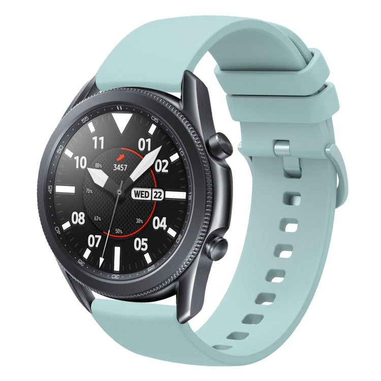 For Samsung Galaxy Watch3 45mm 22mm Solid Color Soft Silicone Watch Band