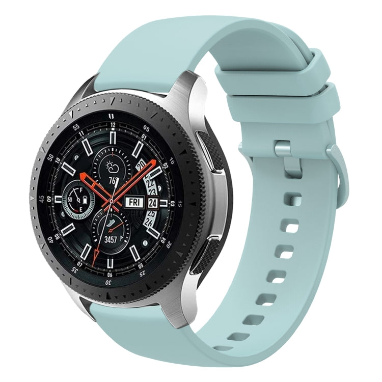 For Samsung Galaxy Watch 46mm 22mm Solid Color Soft Silicone Watch Band