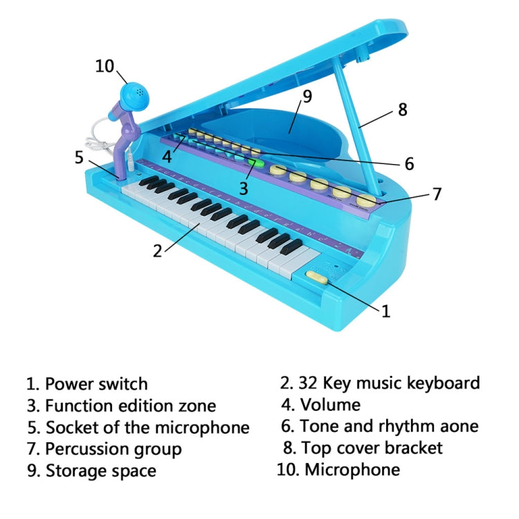 MoFun 3205 32 Keys Children Electronic Piano Early Education Music Toy