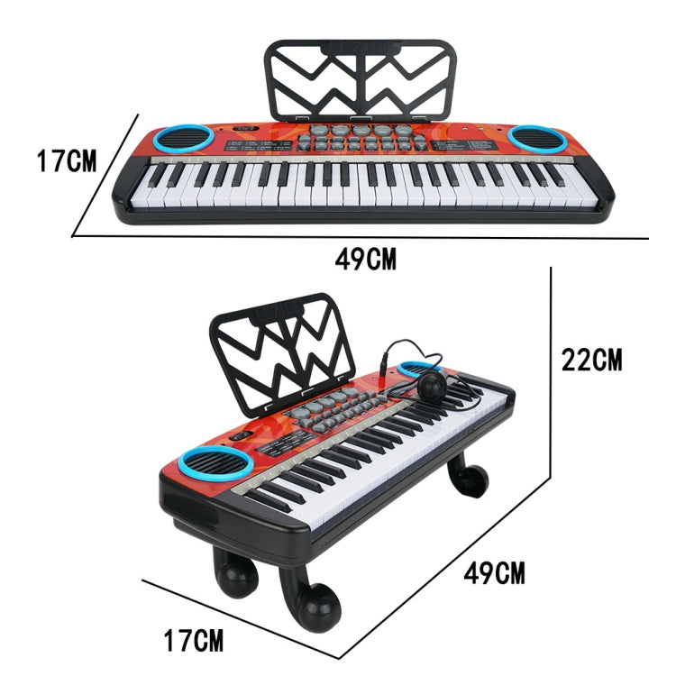 MoFun 4901A Electronic Piano 49-Keys Multi-Mode Musical Toys