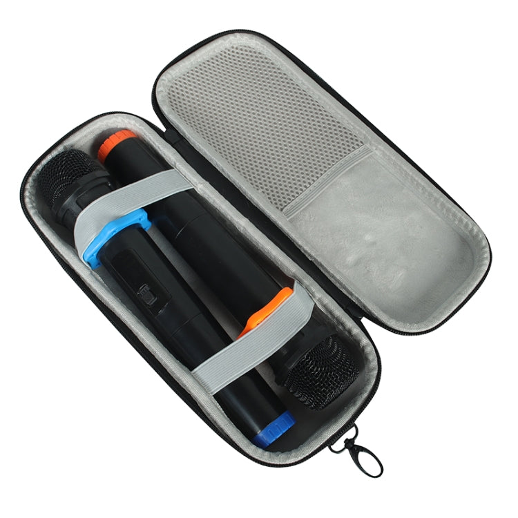 for JBL PartyBox On-The-Go Shockproof Hard EVA Storage Bag Carrying Box with Microphone Bag