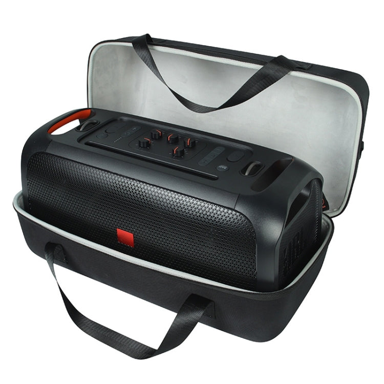 for JBL PartyBox On-The-Go Shockproof Hard EVA Storage Bag Carrying Box with Microphone Bag