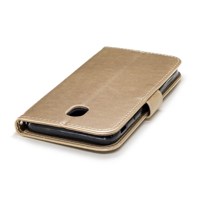 Plum Blossom Pattern Diamond Encrusted Leather Case for Samsung Galaxy J5& J530 , with Holder & Card Slots