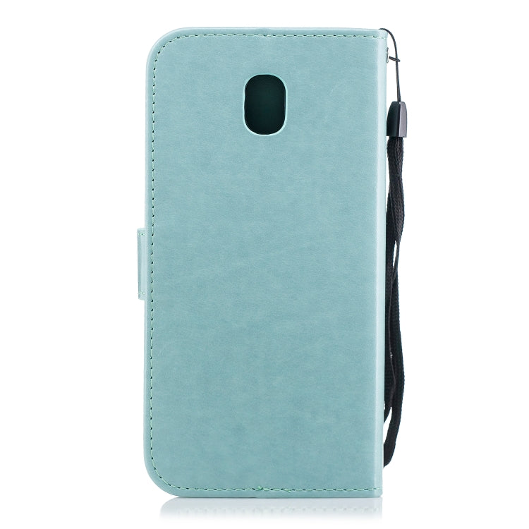 Plum Blossom Pattern Diamond Encrusted Leather Case for Samsung Galaxy J5& J530 , with Holder & Card Slots