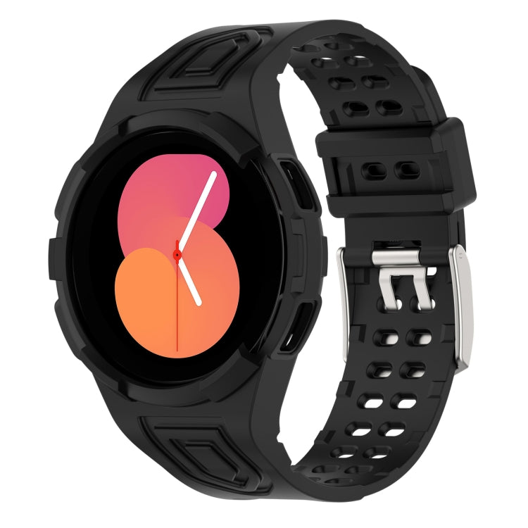 For Samsung Galaxy Watch5 40mm Armor Integrated TPU Double-Pin Buckle Smart Watch Band