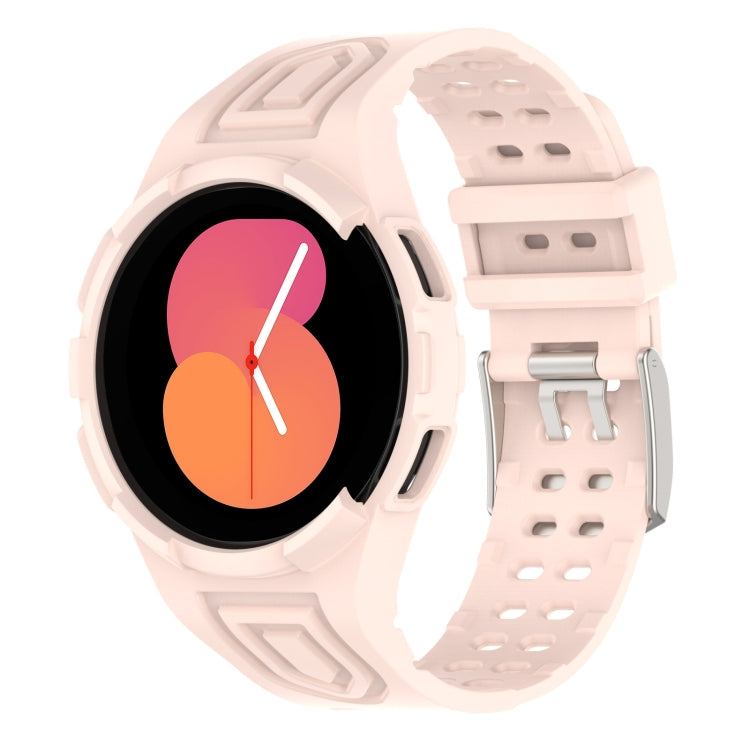 For Samsung Galaxy Watch5 40mm Armor Integrated TPU Double-Pin Buckle Smart Watch Band