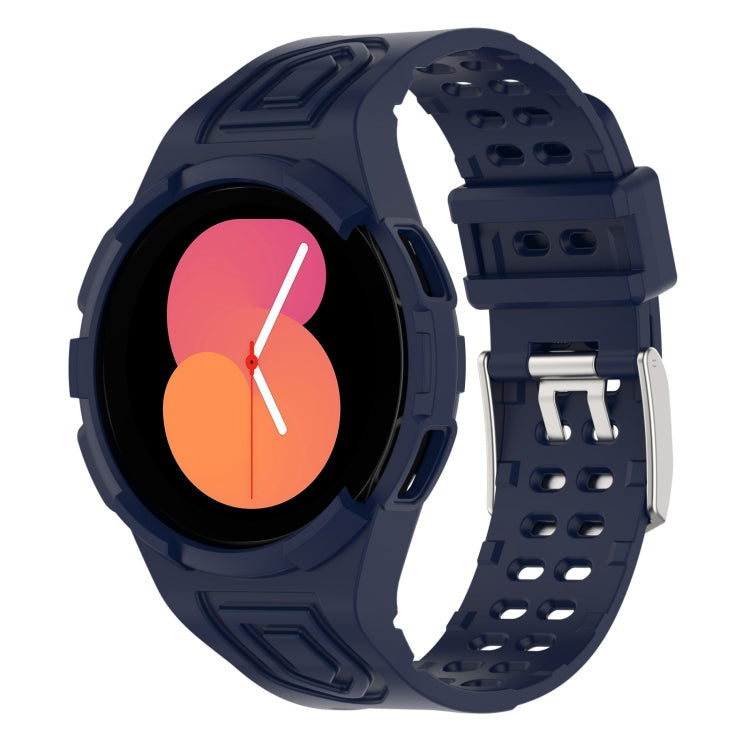 For Samsung Galaxy Watch5 40mm Armor Integrated TPU Double-Pin Buckle Smart Watch Band