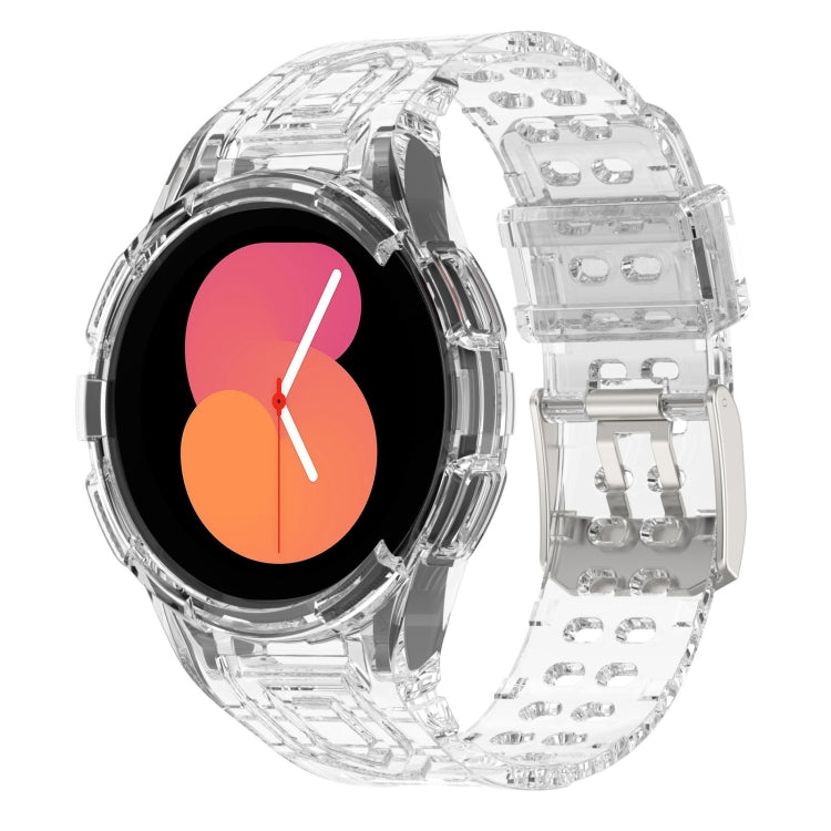 For Samsung Galaxy Watch5 40mm Armor Integrated TPU Double-Pin Buckle Smart Watch Band