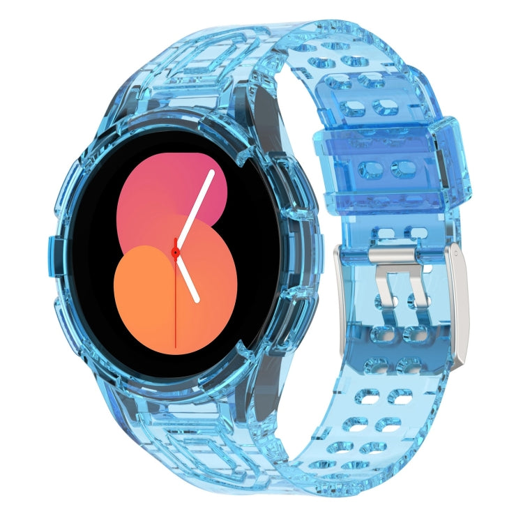 For Samsung Galaxy Watch5 40mm Armor Integrated TPU Double-Pin Buckle Smart Watch Band